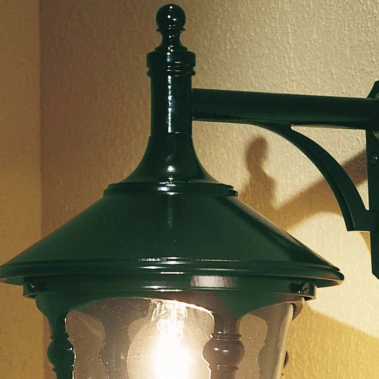 Klassieke muurlamp Virgo Down Antiek groen KonstSmide 7318305686007