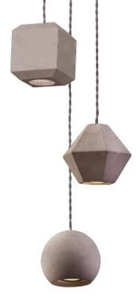 Vide hanglamp Geometric beton Lyora 5903139969598