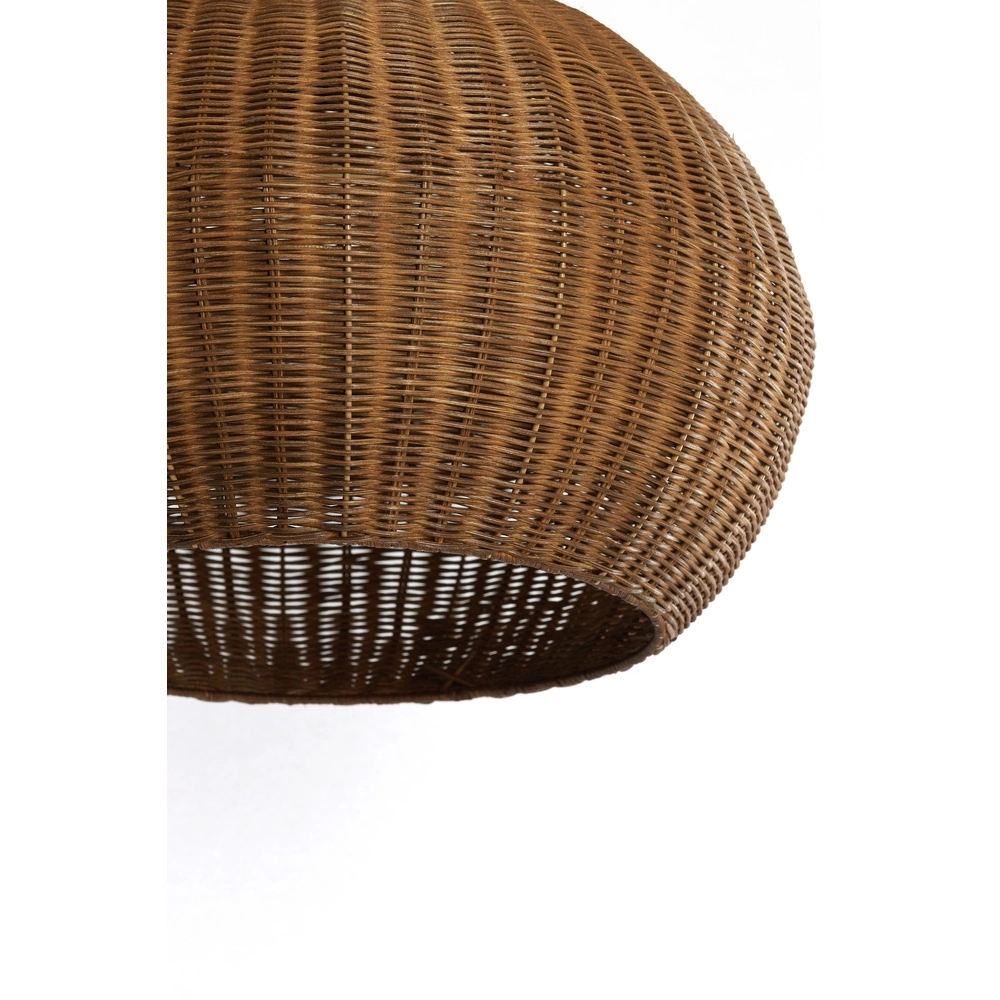 Rotan hanglamp Melzor Ø 55cm - donker bruin Light & Living 8717807820572