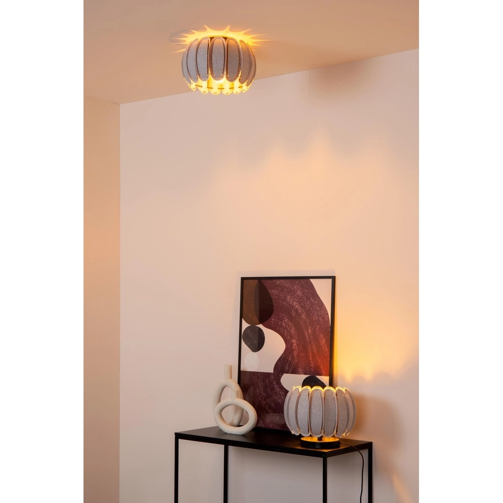 Plafondlamp Spencer Ø 30cm grijs Lucide 5411212343659