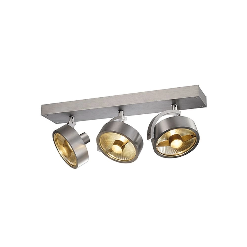 Design spots Kalu 3 QPAR111 3-lichts metaalgrijs