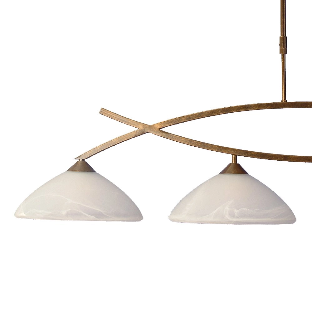 Eetkamer lamp Verona 1 4-lichts bronsbruin Masterlight 8718121005393