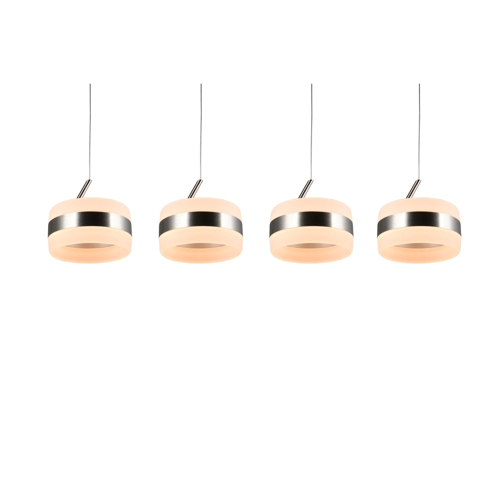 Design hanglamp Dios nikkel 4-lichts Trio 4017807657647