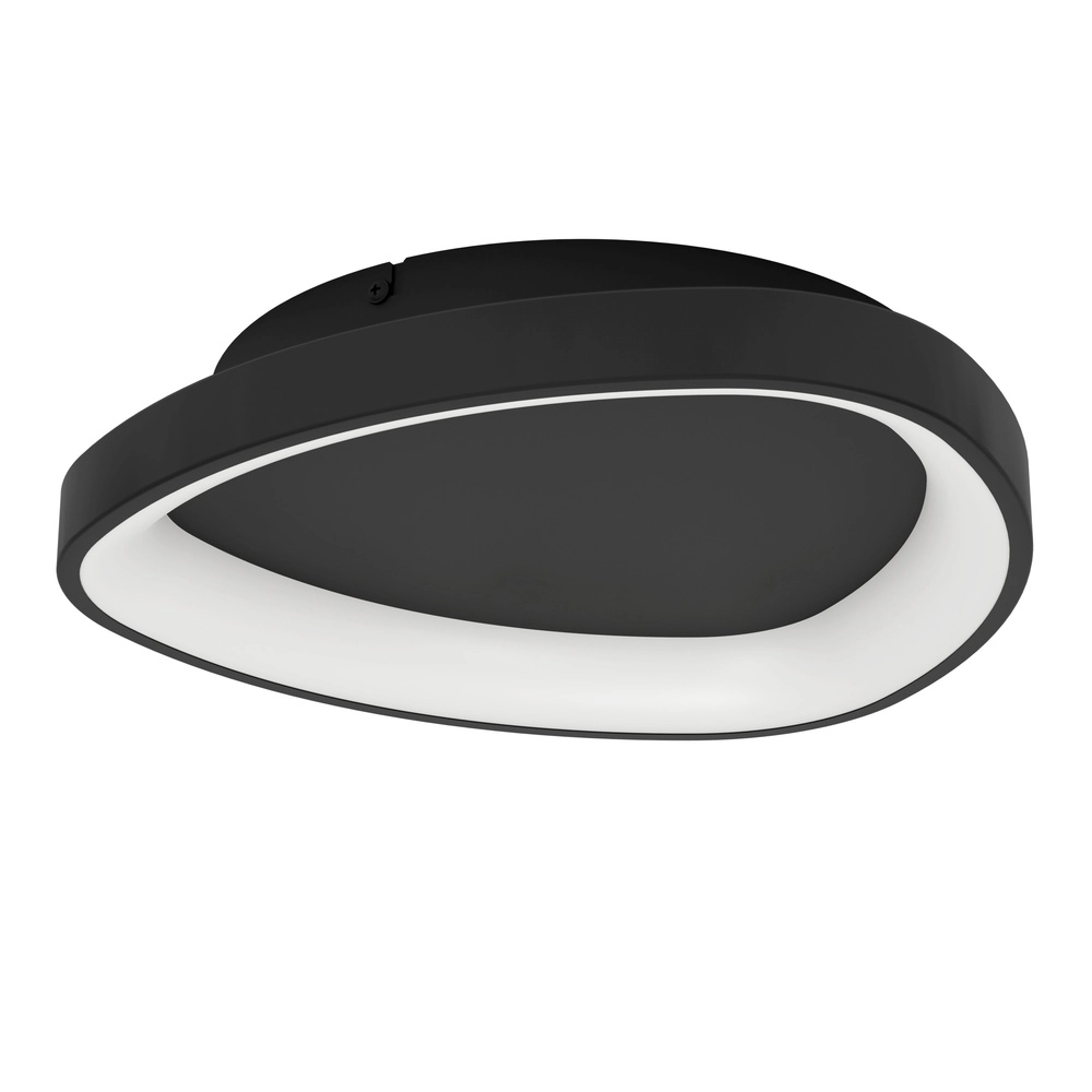 Moderne led plafondlamp Loretello zwart - Ø 35cm