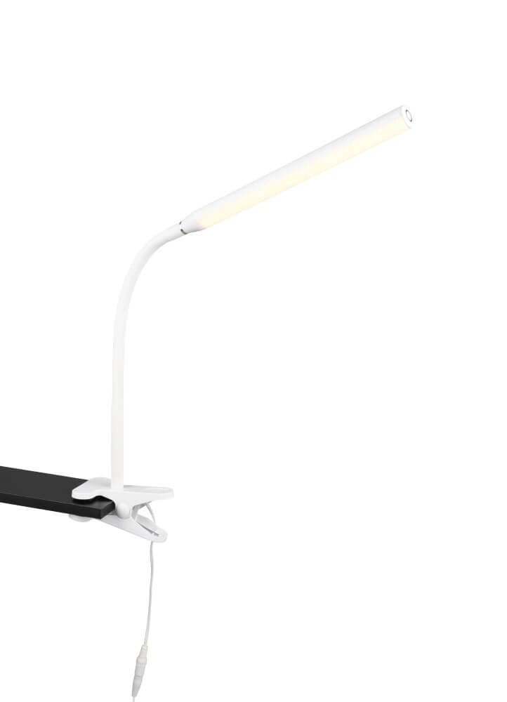 Klem bureaulamp Nevada flexibel - wit Trio 4017807618150