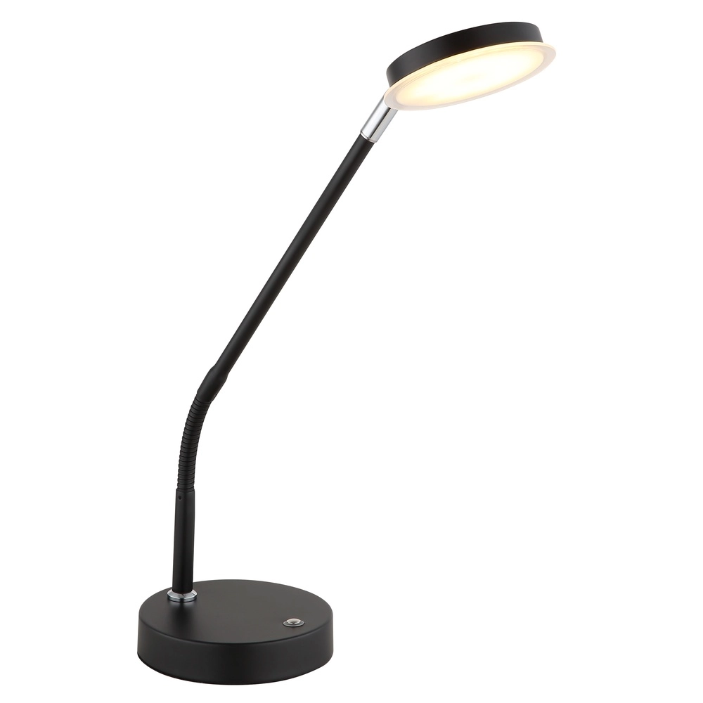 Bureaulamp Silvio zwart Globo 9007371583164