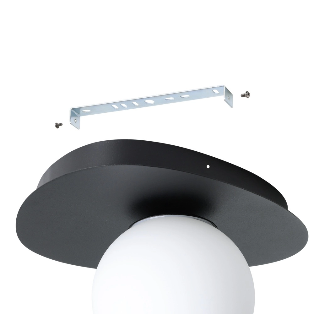 Plafondlamp Castrovido enkel zwart Eglo 9008606360680