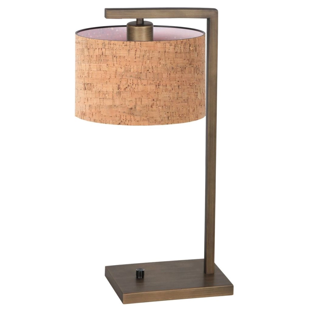 Tafellamp Stang met kurk kap Steinhauer 8712746189742