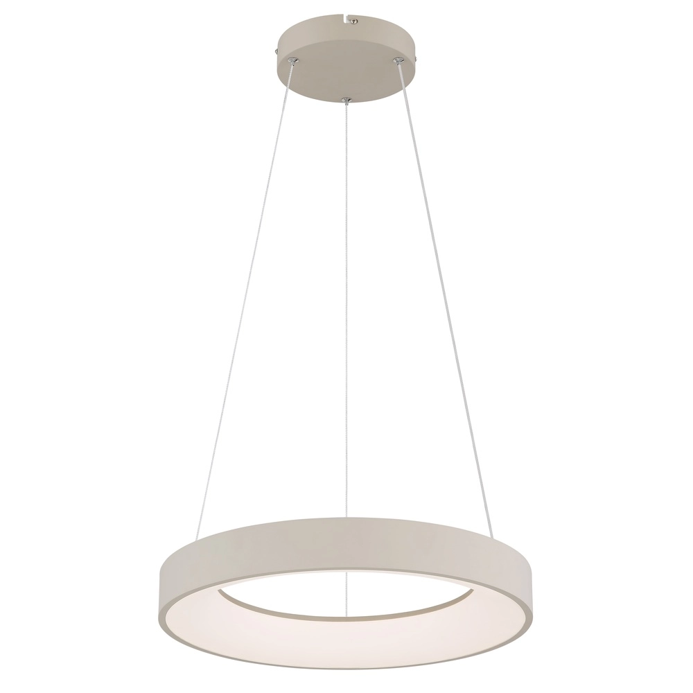Moderne hanglamp Gallegos zand bruin Ø 50cm Globo 9007371569960
