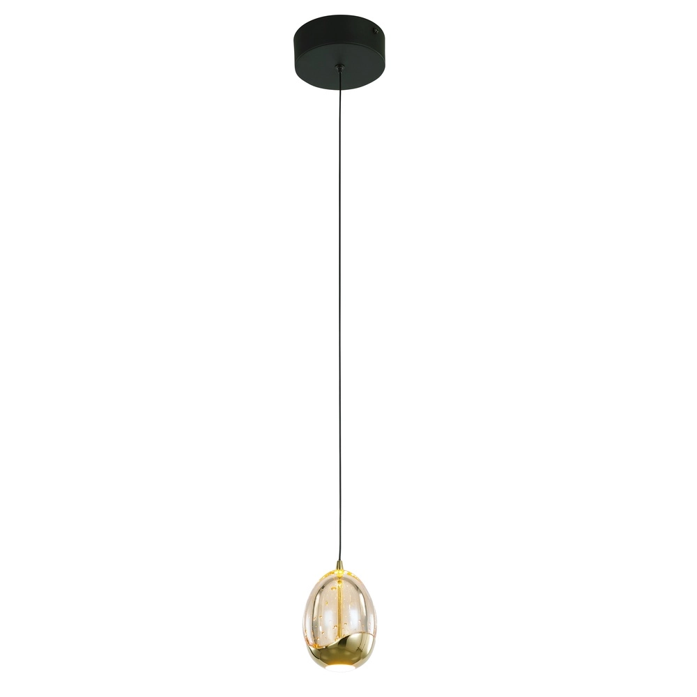 Hanglamp Golden Egg zwart enkel