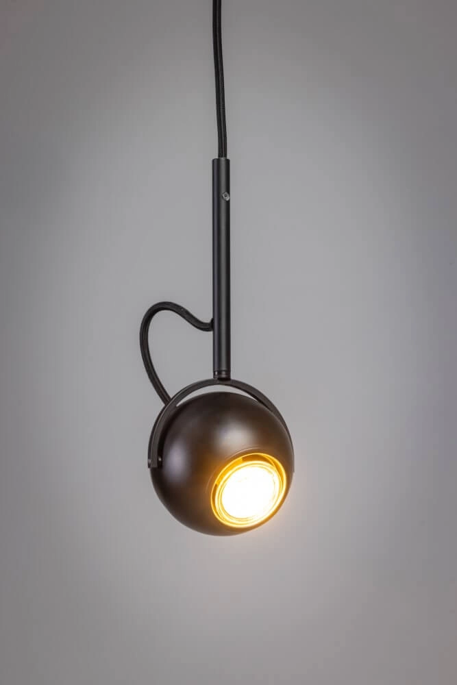 Zwarte hanglamp The Eye 150cm ETH 8720195304562