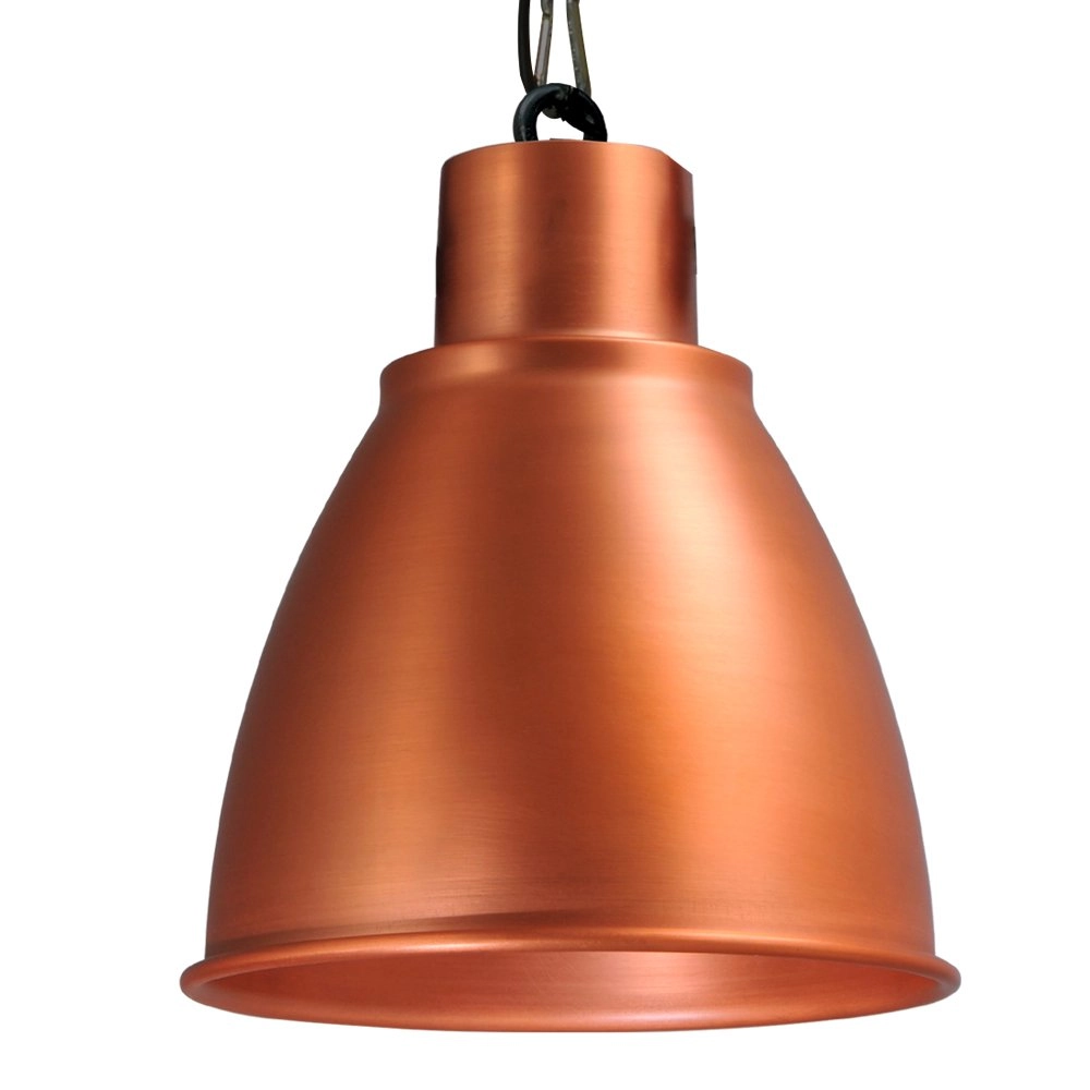 Roodkoperen eetkamerlamp Industria 2x27 roodkoper met zwart Masterlight 8718121231556