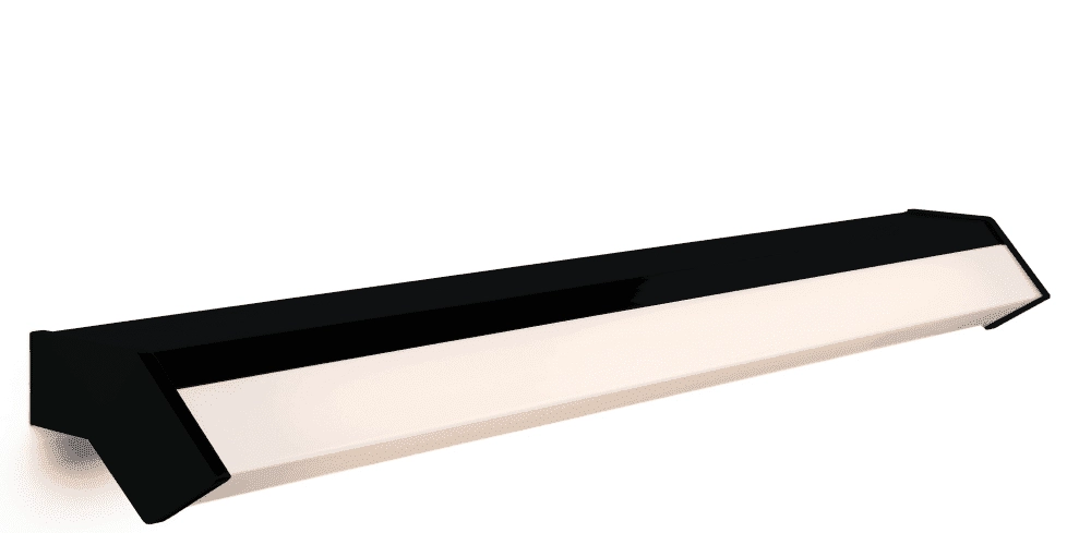 Spiegel wandlamp Mirror 88cm zwart Spiegel wandlamp Mirror 88cm zwart