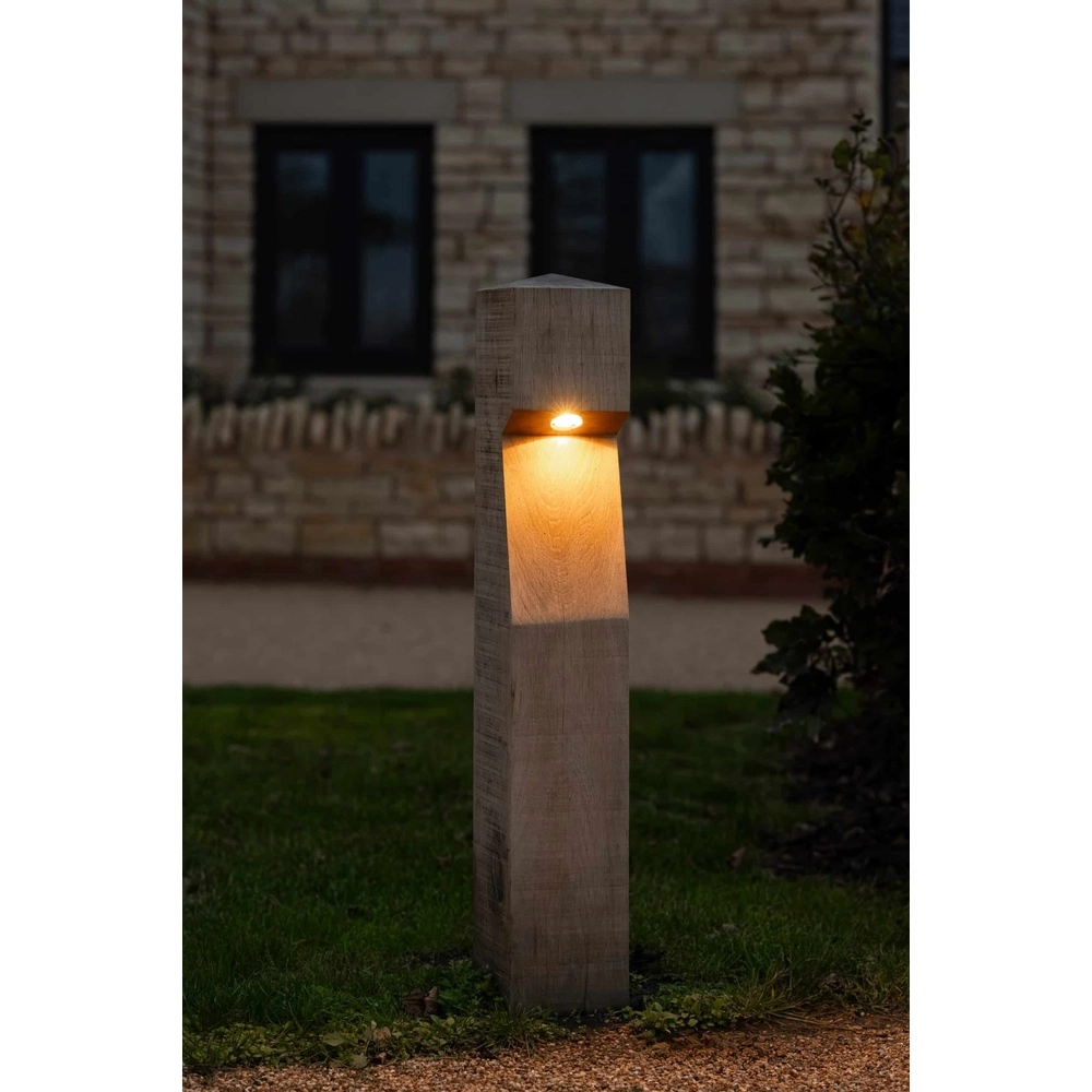 Houten padverlichting Eye 100 Accoya - 10x10x90cm - 2700K