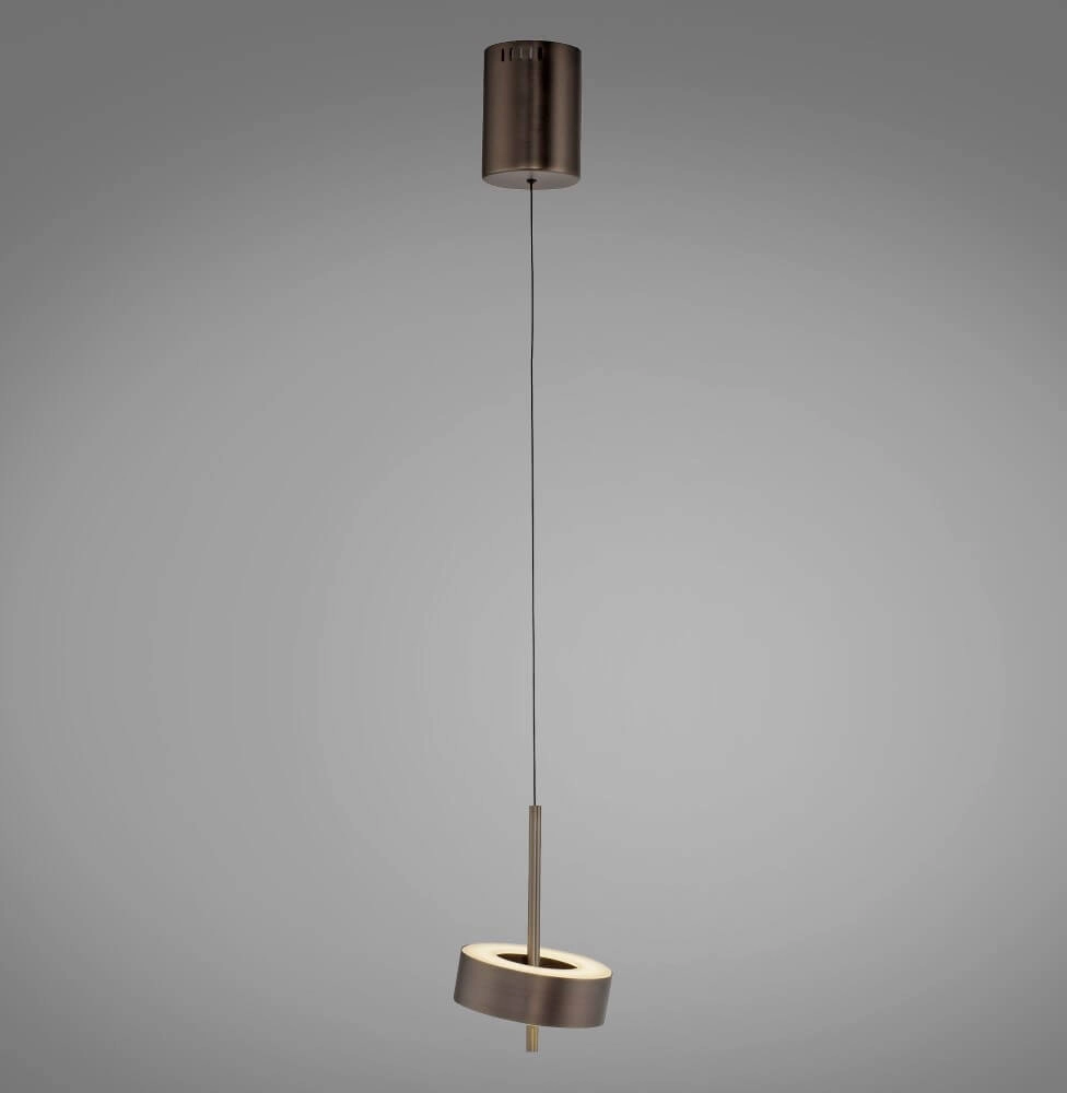 Hanglamp Q-Rotate bruin modern Paul Neuhaus 4012248383131