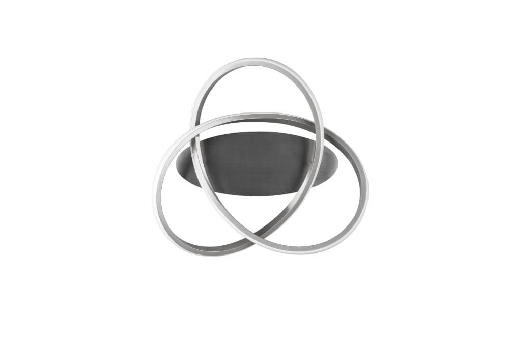 Led plafondlamp Course grijs Trio 4017807521481