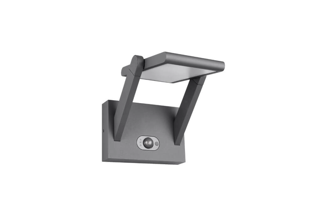 Hybride solar wandlamp Malawi met sensor Trio 4017807622508