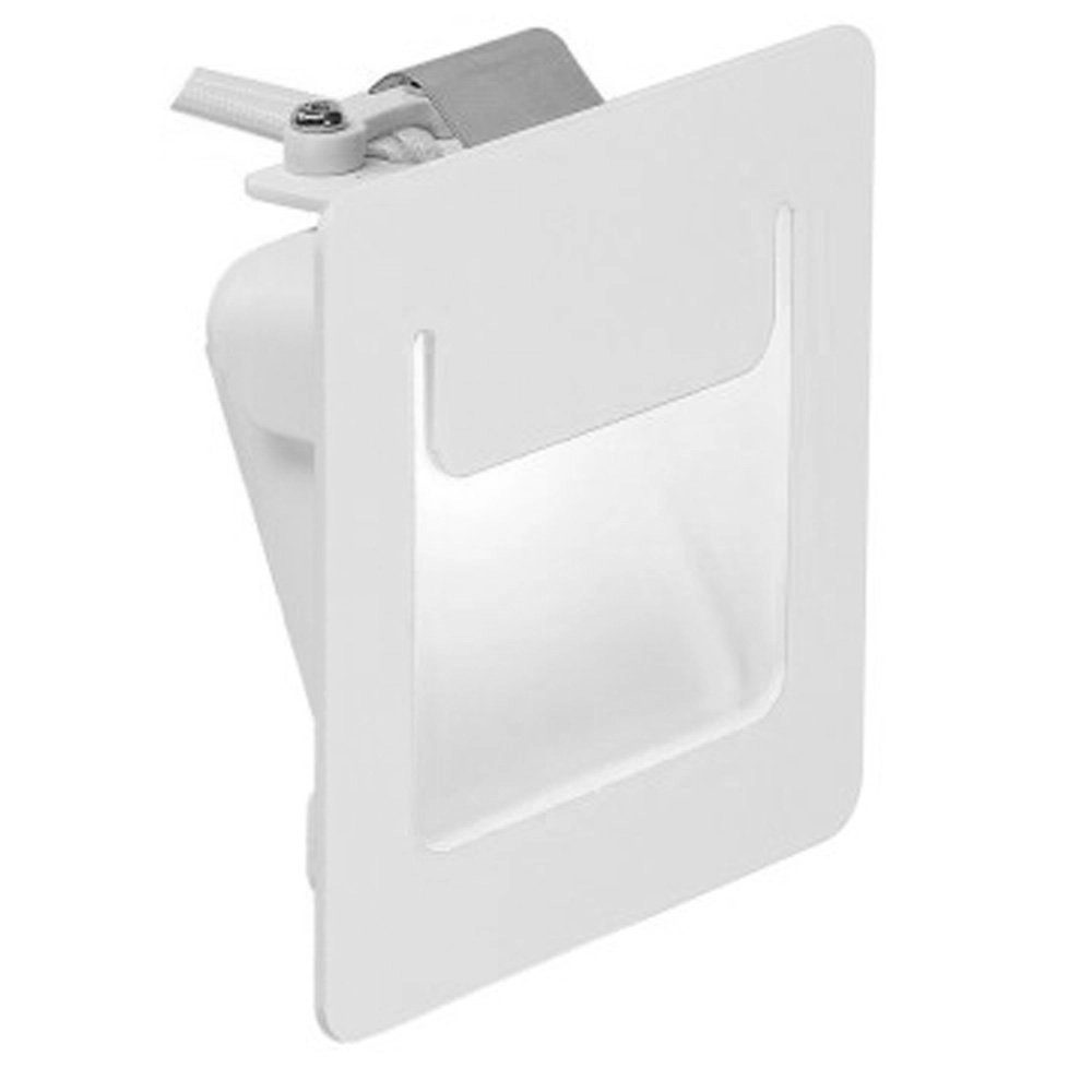 Vierkante inbouwlamp Downunder Pur 8cm wit
