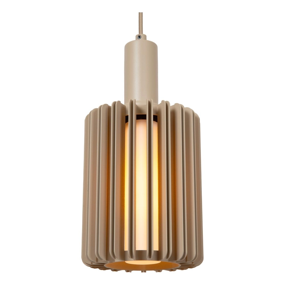 9-lichts hanglamp Lambres taupe Lucide 5411212452993