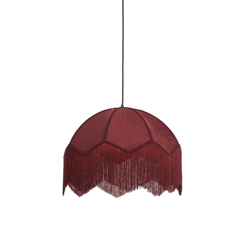 Hanglamp Malacia Ø 60cm - velvet bordeaux Light & Living 8717807759292
