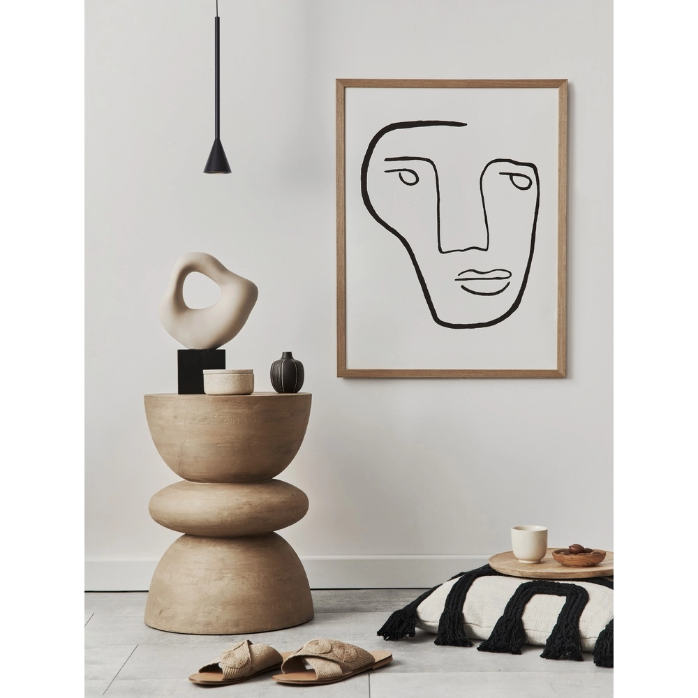 Hanglamp Net enkel zwart Lyora 5212017445278