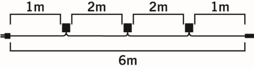 Verlengkabel Extension Cable 6m. 12v. KonstSmide 7318307471007