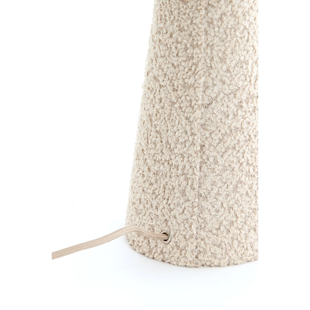Boucle schemerlamp Micky 58cm - zand Light & Living 8717807761127