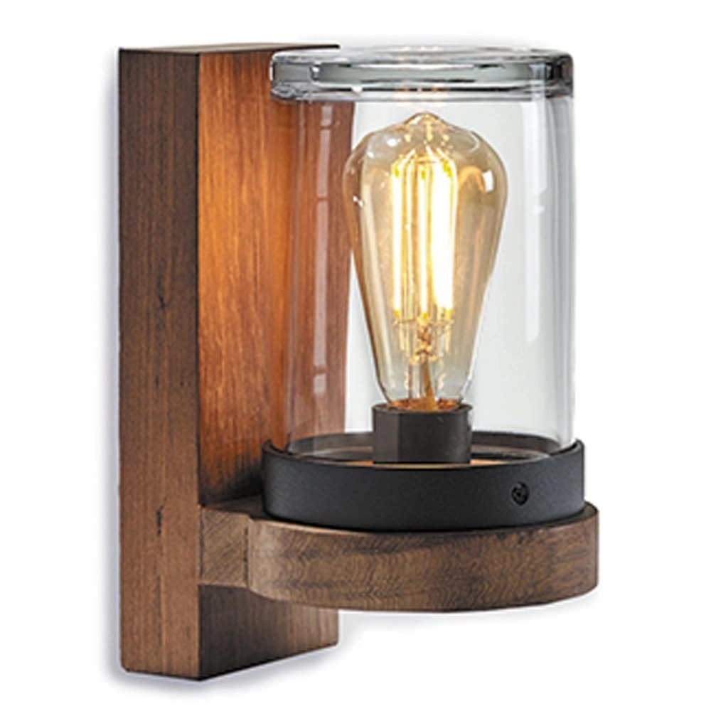 Houten buitenlamp Cloche Led - 25cm
