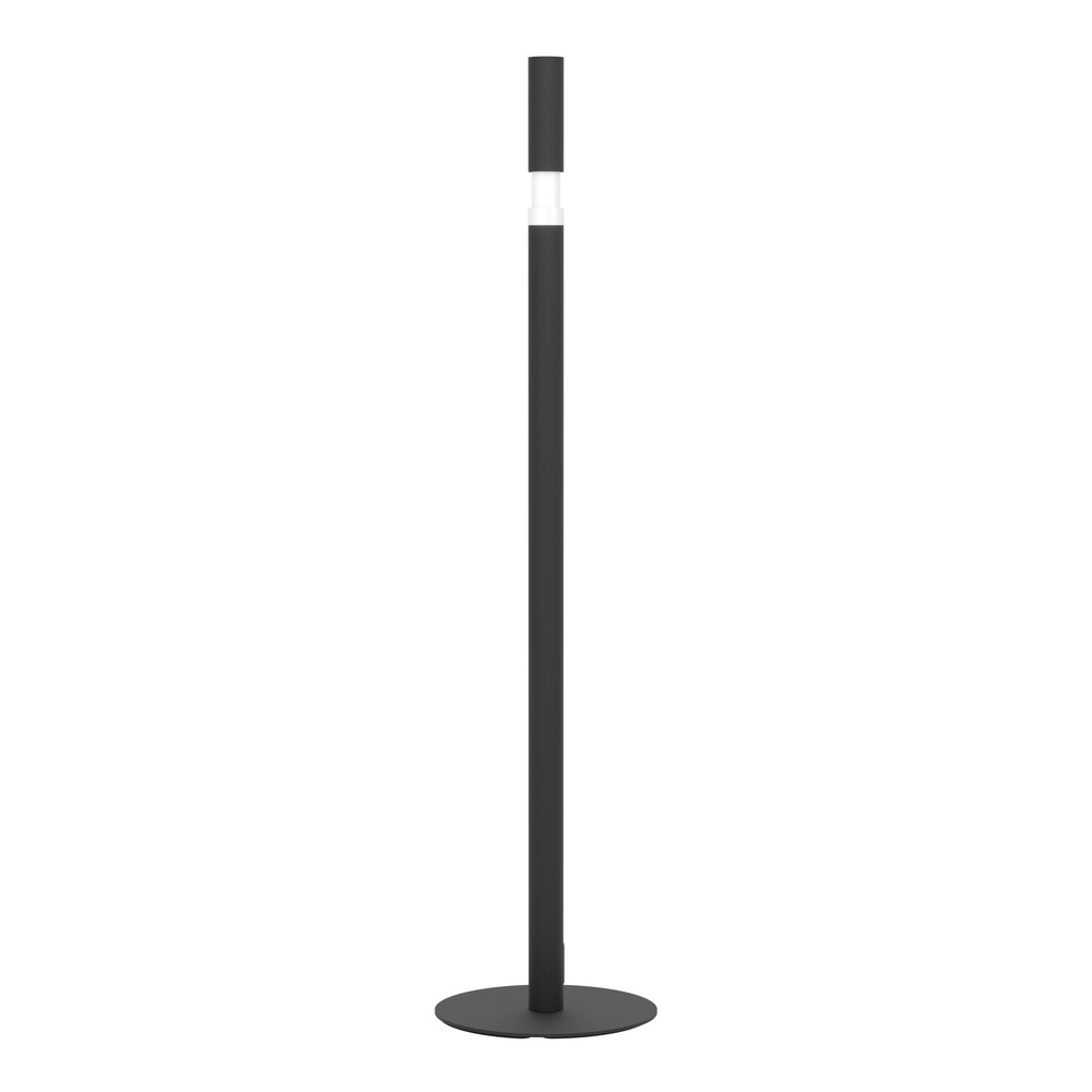 Strakke vloerlamp Parabita zwart met wit Eglo 9008606392414