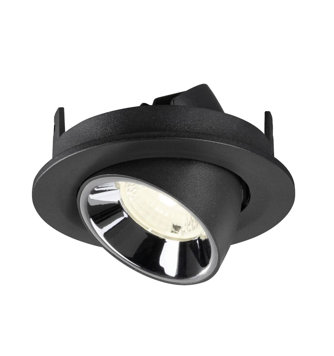 Inbouwspot Numinos Gimble S zwart/chroom 4000K - 40gr SLV 4024163313346