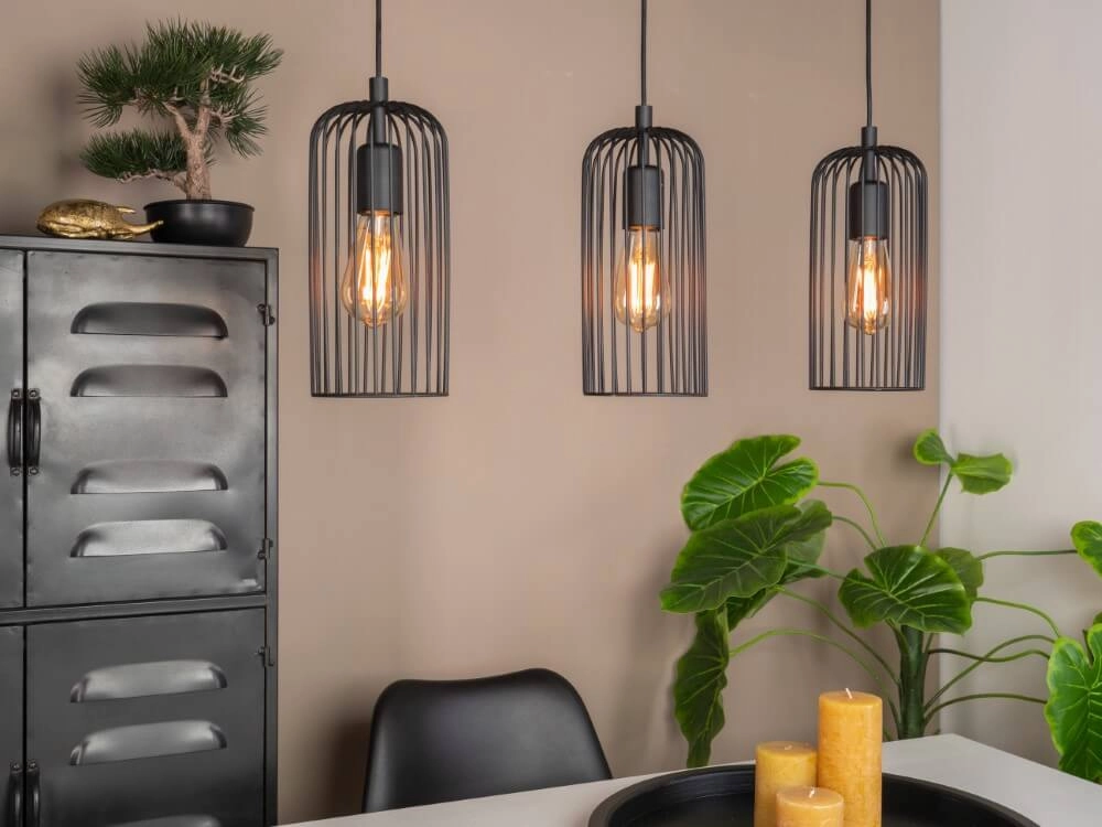 Hanglamp eettafel Roccamena 1 3-lichts draadlamp Eglo 9002759436889