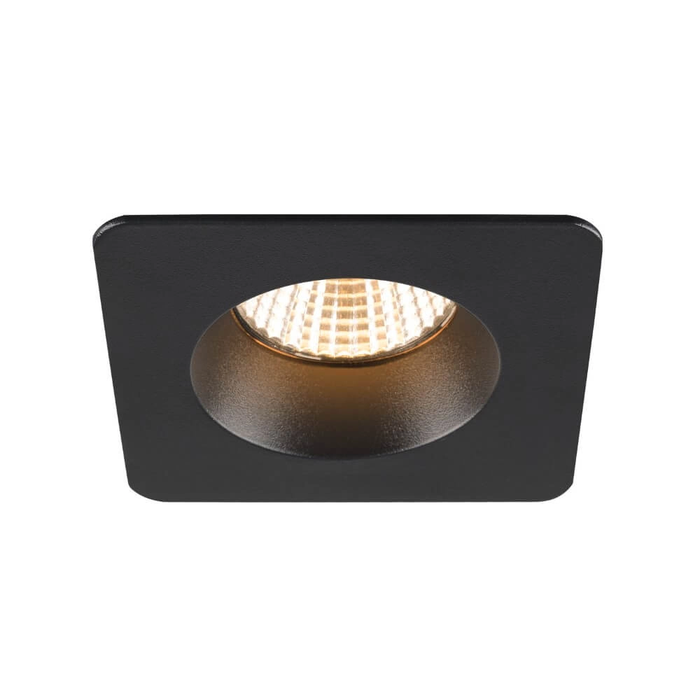 Inbouwring New Tria 68 IP65 vierkant zwart - zonder fitting SLV 4024163276429