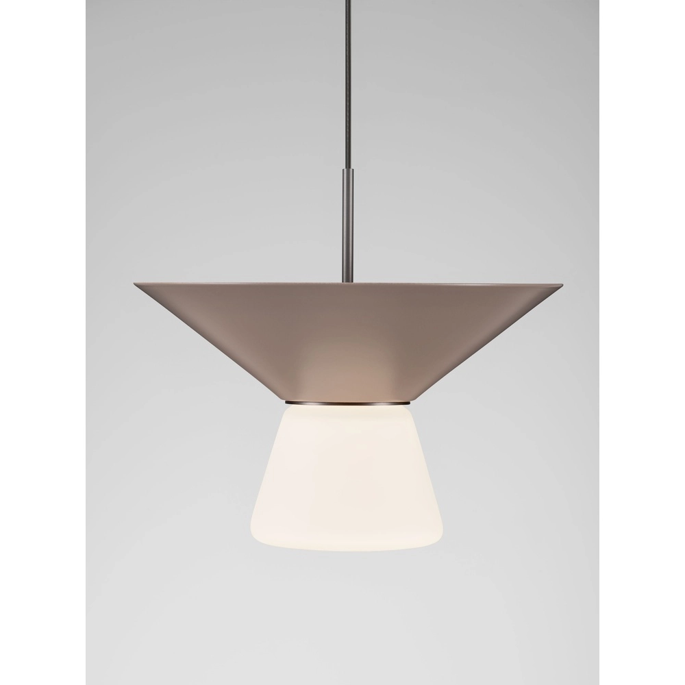 Design hanglamp Baris bruin Ø 22cm Lyora 5212017495266