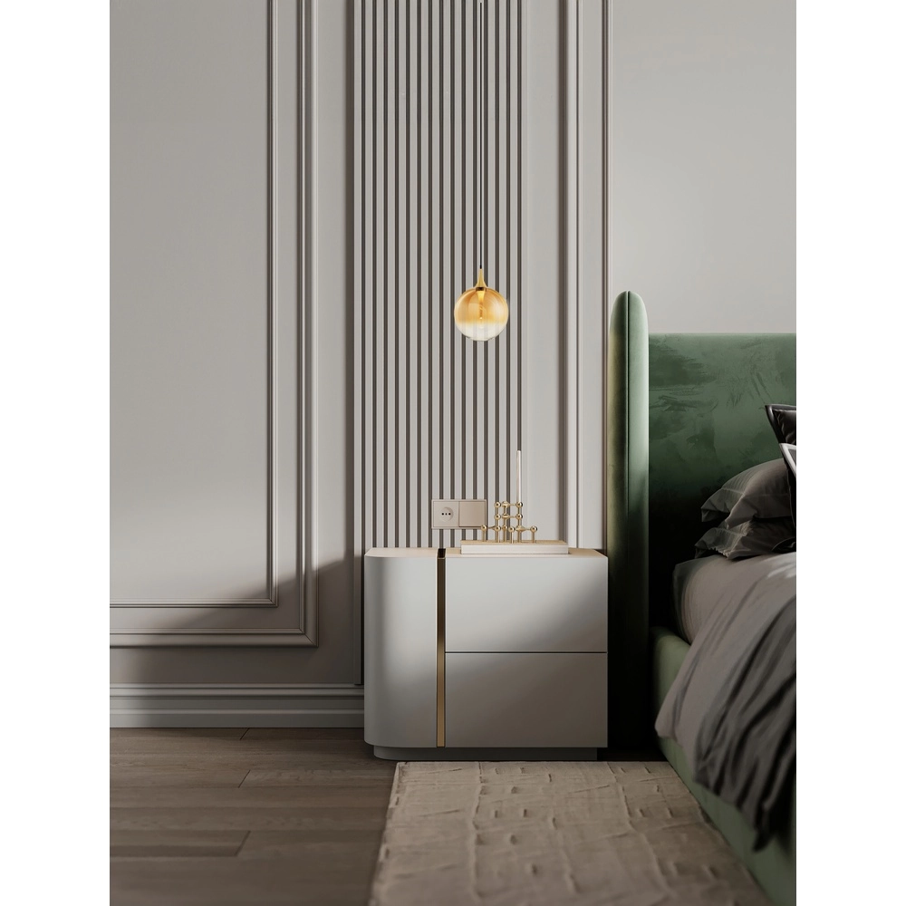 Pendant lamp Orenda Single amber glass Lyora 5212017477613