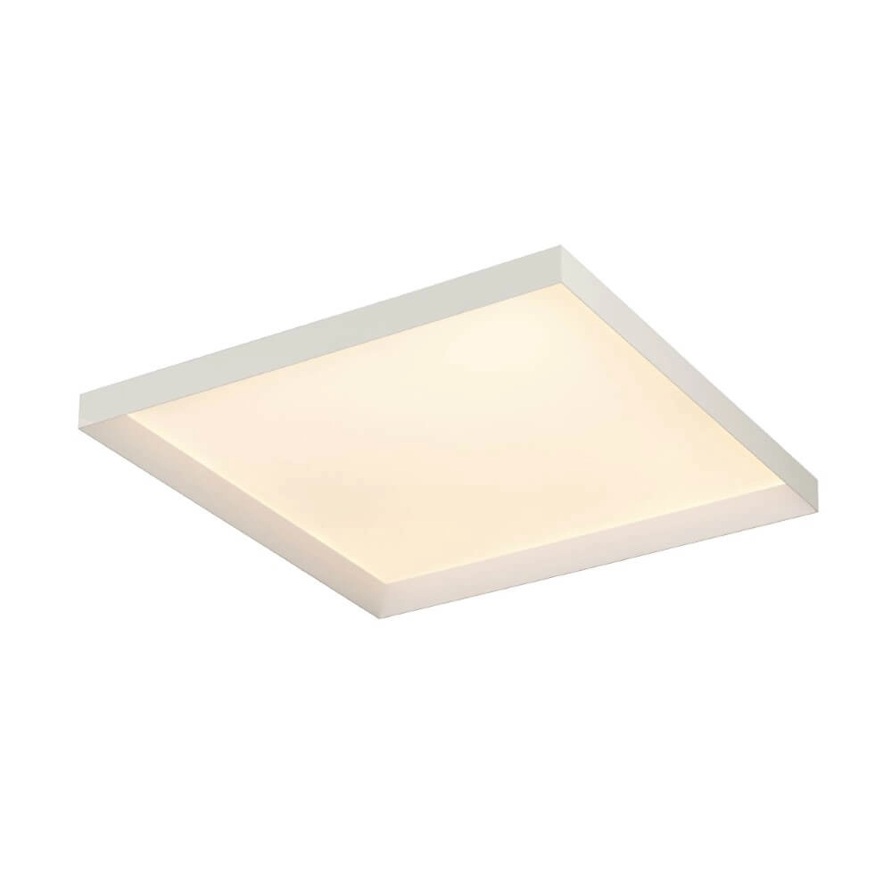 Vierkante plafondlamp Escondida wit 60 x 60cm Stars of Light 9002759394653