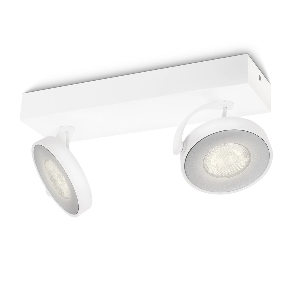 Plafondspots Clockwork 2-lichts 2700K wit