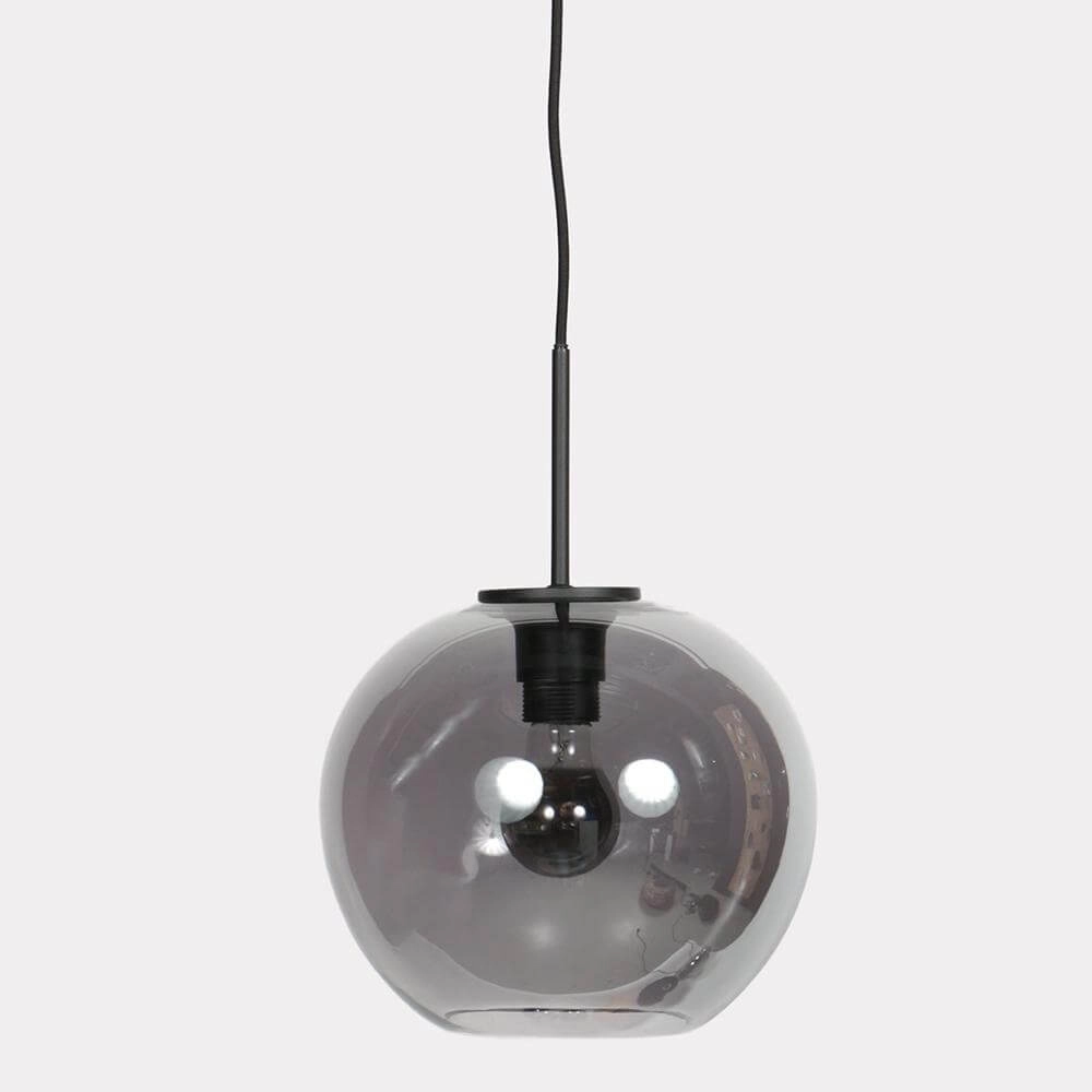 Hanglamp HaloSwap met 1 bol smoke glas Ø 25cm Steinhauer 8712746179743