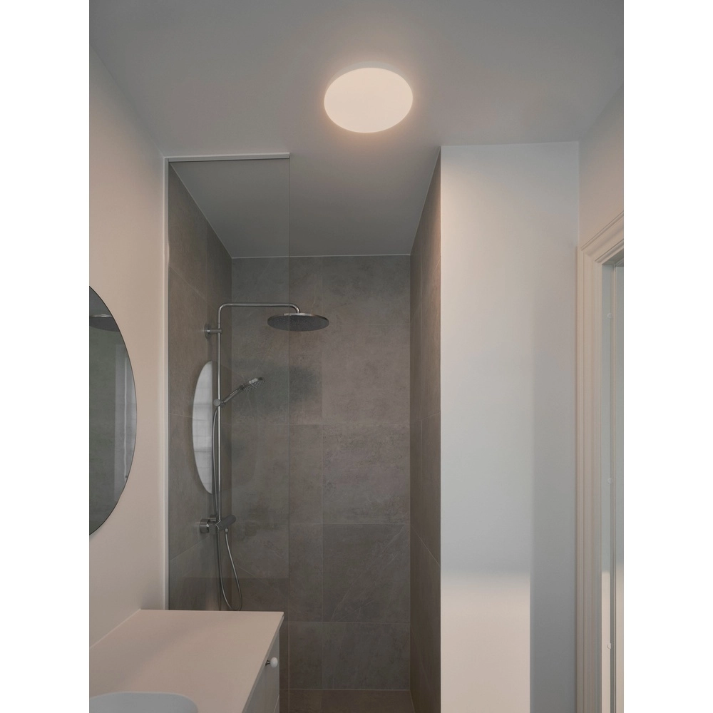 Slanke plafonnière Serenova 28  led - wit