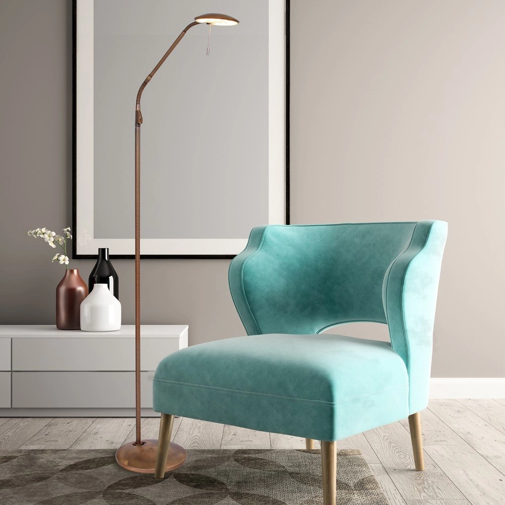 Vloerlamp Zenith Led 118cm bronsbruin Steinhauer 8712746113709