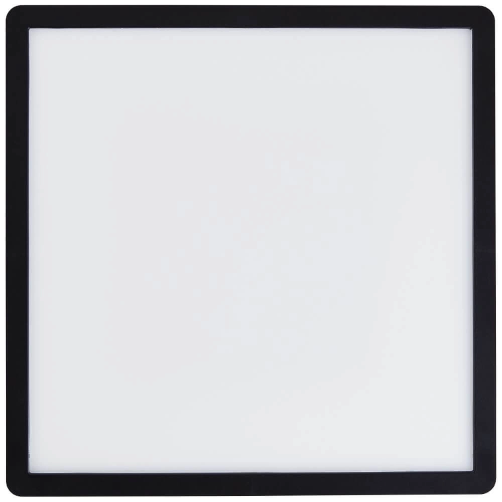 Plafondlamp Milton 29,5 x 29,5cm zwart Brilliant 4004353413636