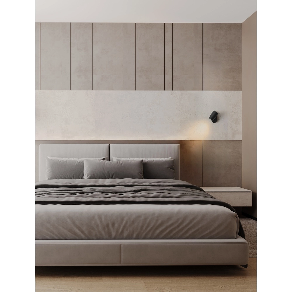 Bedlampje Nime zwart Lyora 5212017476388
