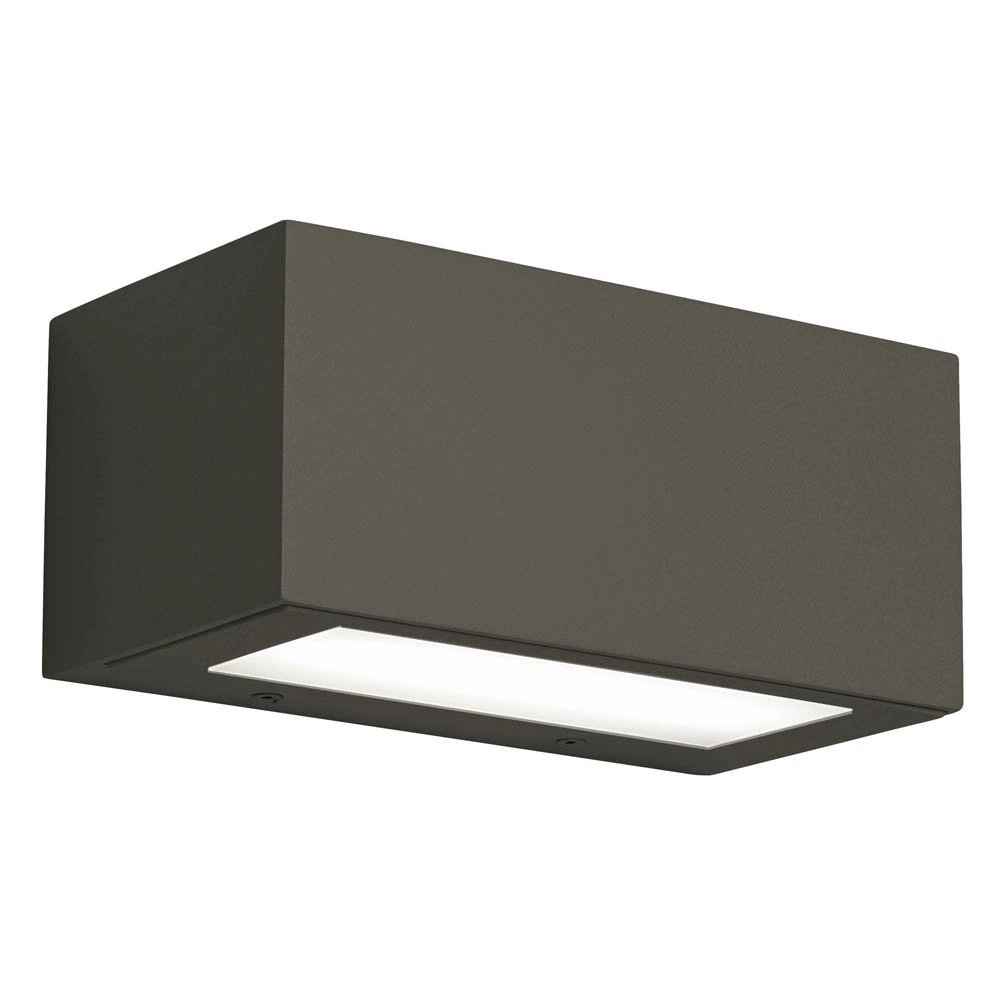 Vierkante Up - downlight Spot 22cm antraciet