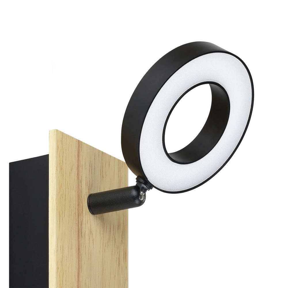 Led wandlamp Rielves met hout Eglo 9008606313709