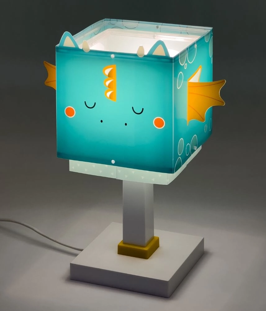 Design tafellamp Little Dragon blauw met wit Dalber 8420406643816