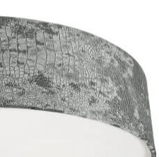 Velvet ceiling lamp Croco Ø 65cm Lyora 5903139895699