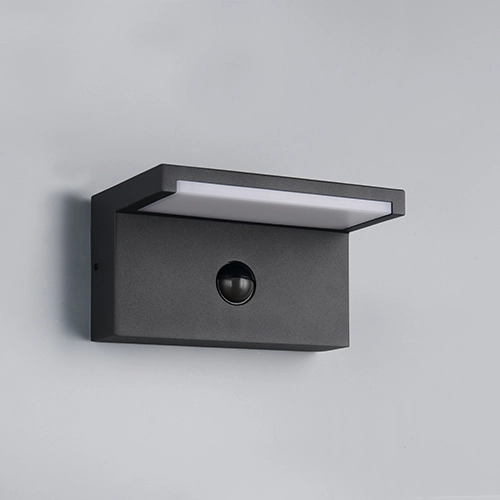 Moderne wandlamp Ravi antraciet met sensor Trio 4017807686890