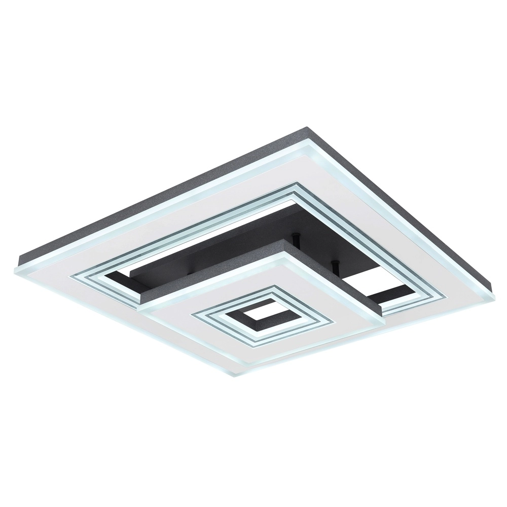 Design plafondlamp Jack wit met zwart Globo 9007371419630
