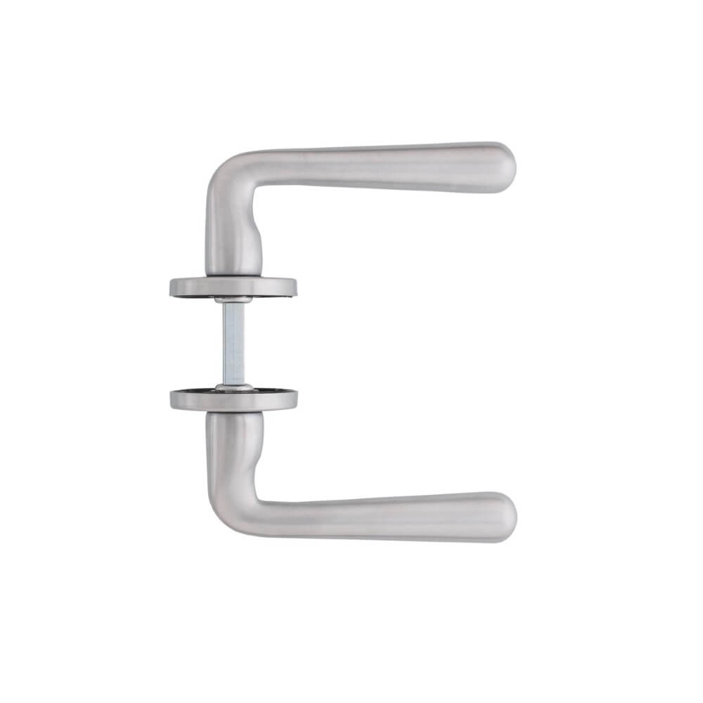 Klassieke deurklink Yvonne mat chroom Intersteel 8714186070345