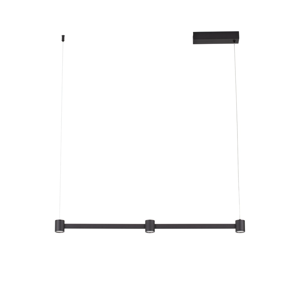 Design hanglamp Puize 3-lichts zwart Lyora 5212017448576