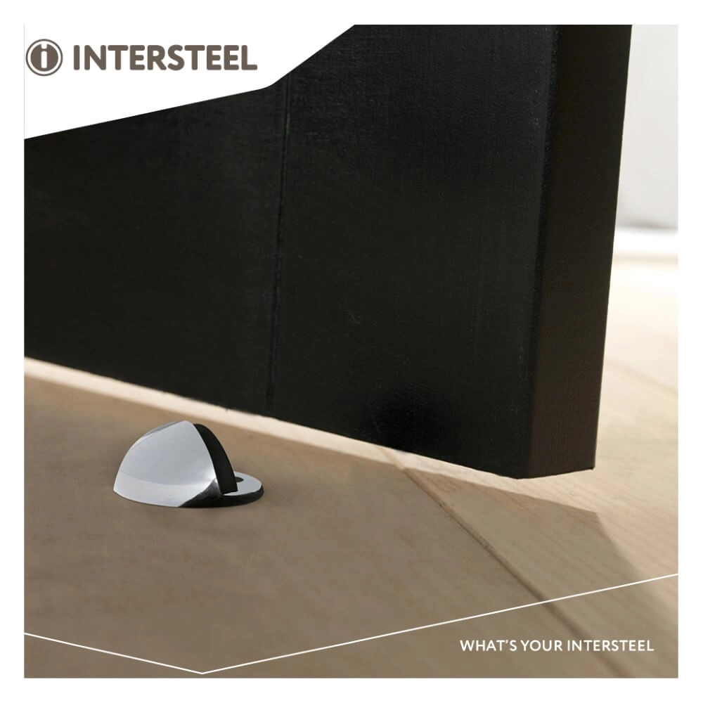 Deurstop bol Stelo chroom Intersteel 8714186023655